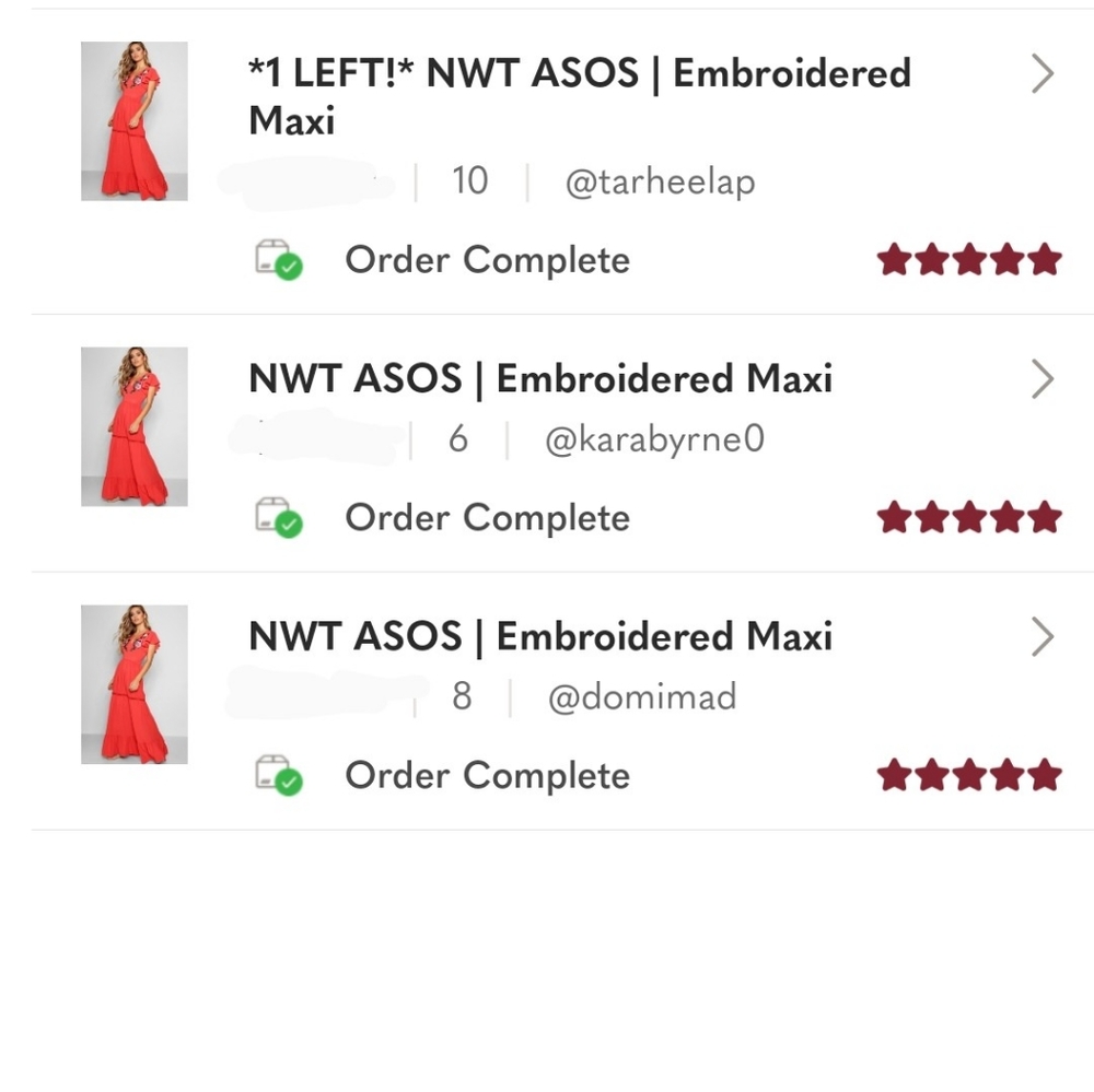 NWT ASOS | Boohoo Embroidered Maxi Dress Black - Picture 6 of 8